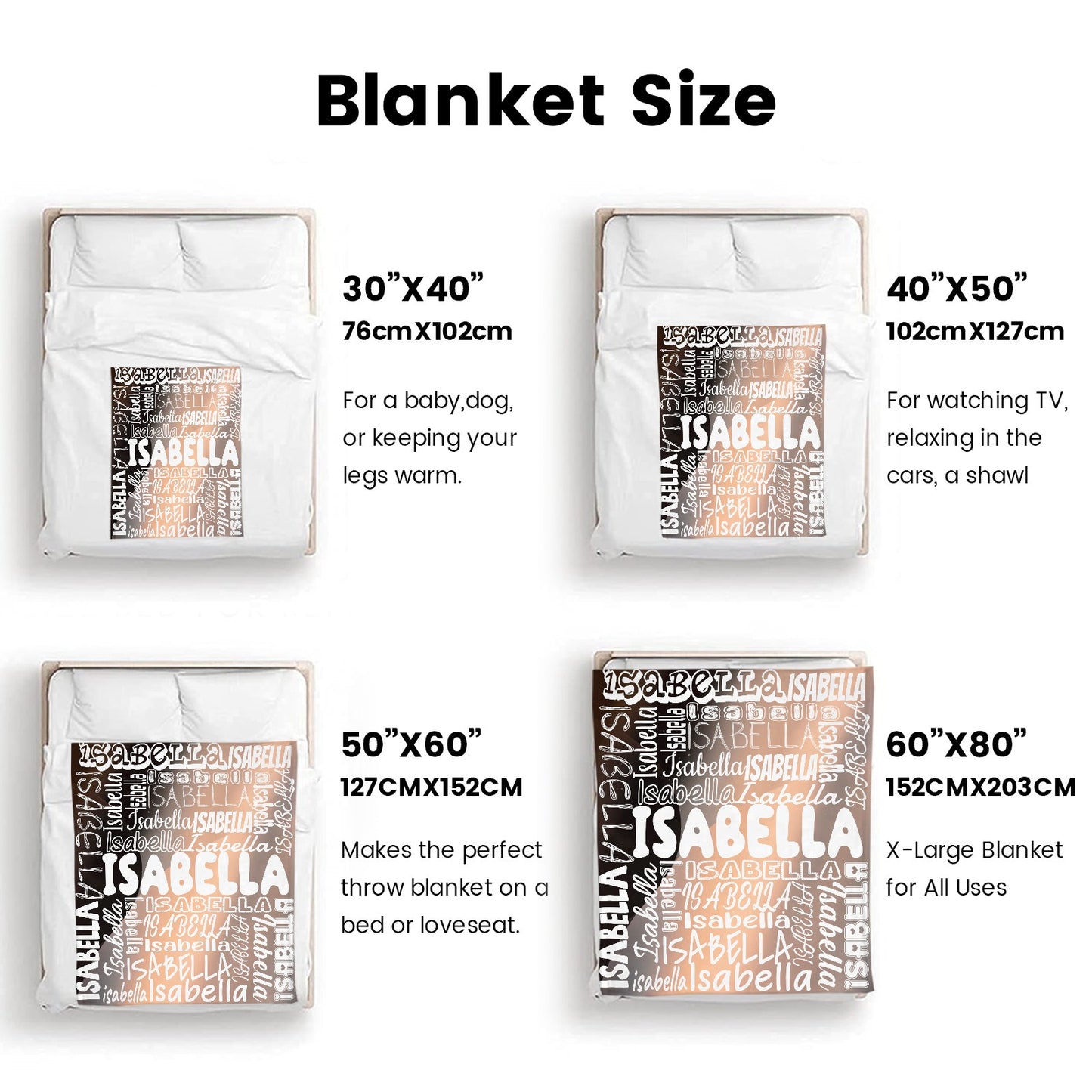 Star Flannel Blanket Name Blanket Personalized Blanket for Adult Kids Flannel Customize Throw Blanket Custom