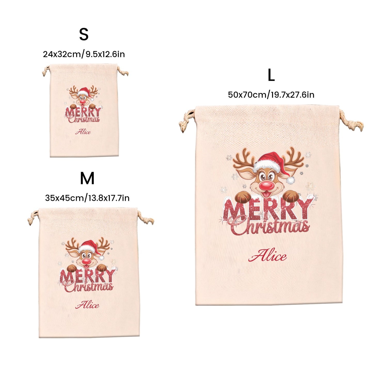 deer Christmas Gift Bag 2024 Christmas Best Gift for Children
