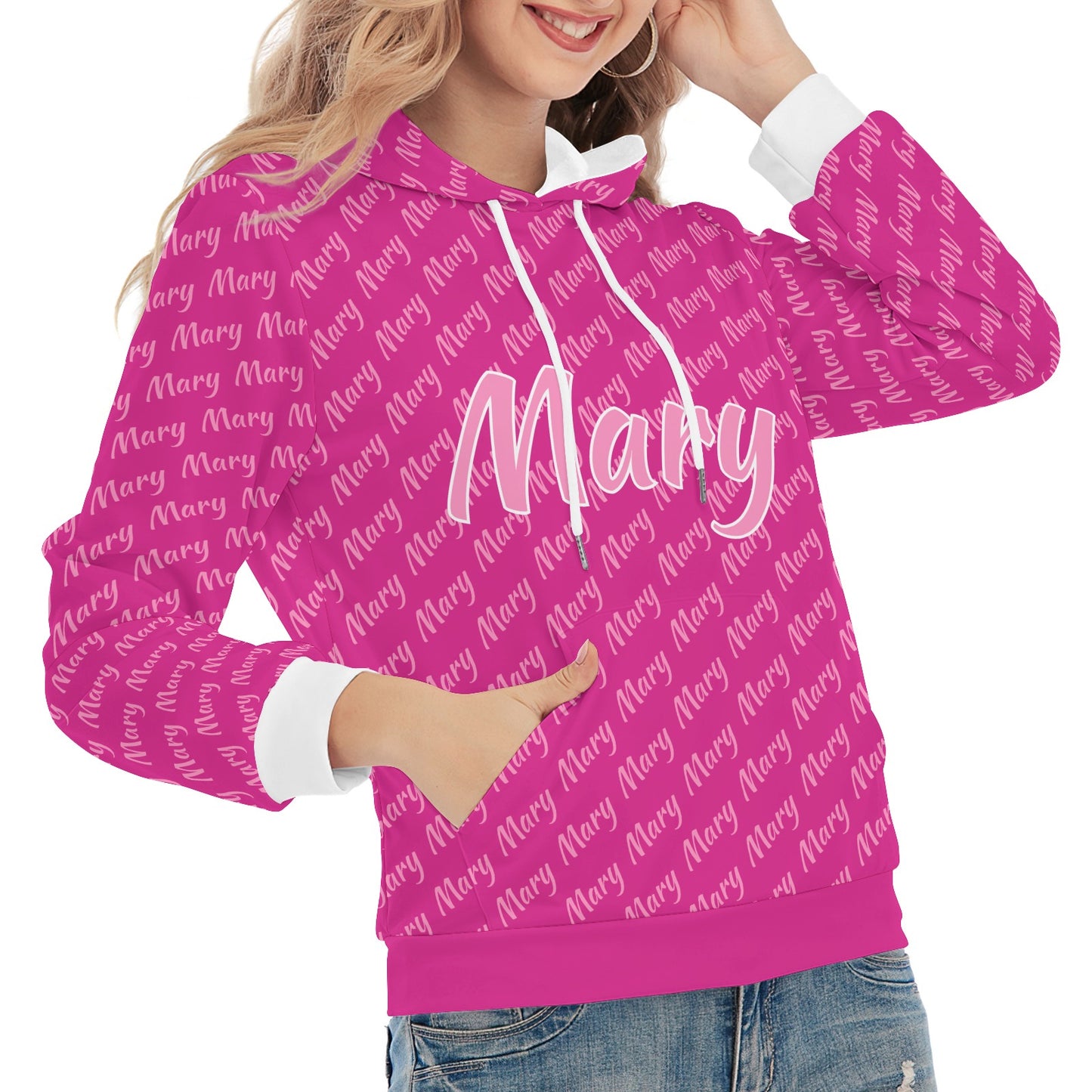 Rose Red Unisex Heavy Blend Hoodie Custom Hoodie Design Your Own Personalized Hoodies for Women