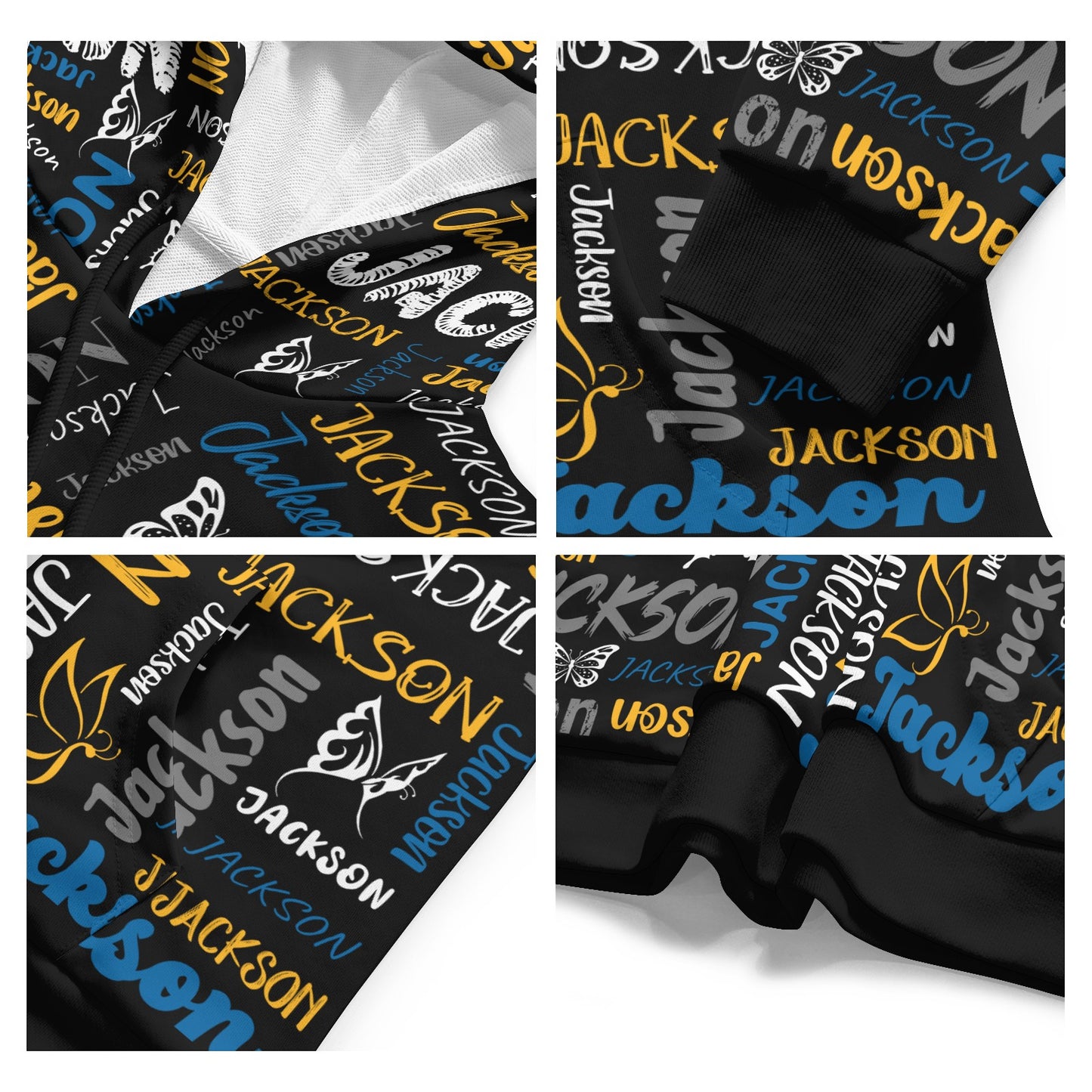 Black Unisex Heavy Blend Hoodie Custom Hoodie Design Your Own Personalized Hoodies for Women