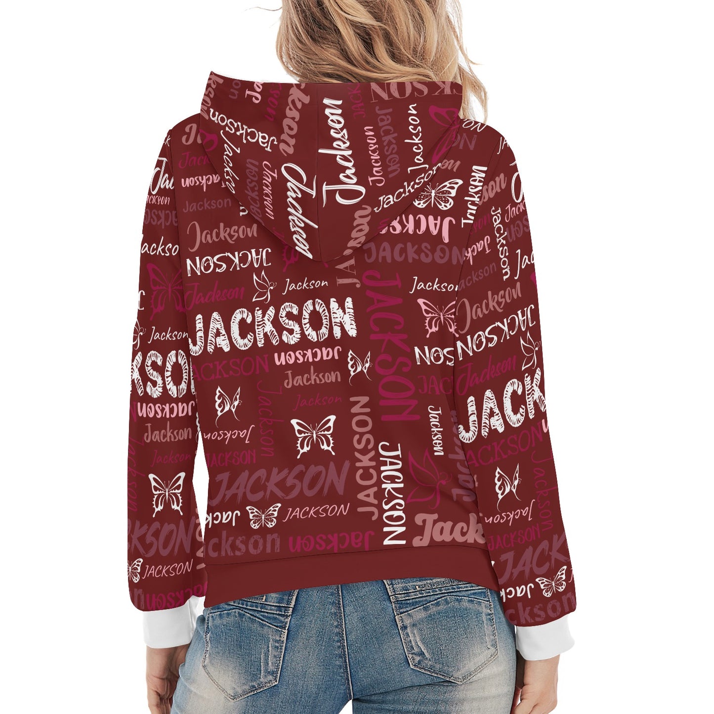 Red Unisex Heavy Blend Hoodie Custom Hoodie Design Your Own Personalized Hoodies for Women