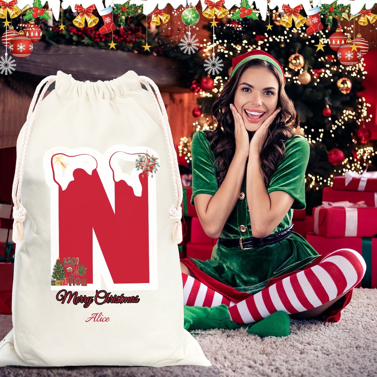 N1 Christmas Gift Bag 2024 Christmas Best Gift for Children