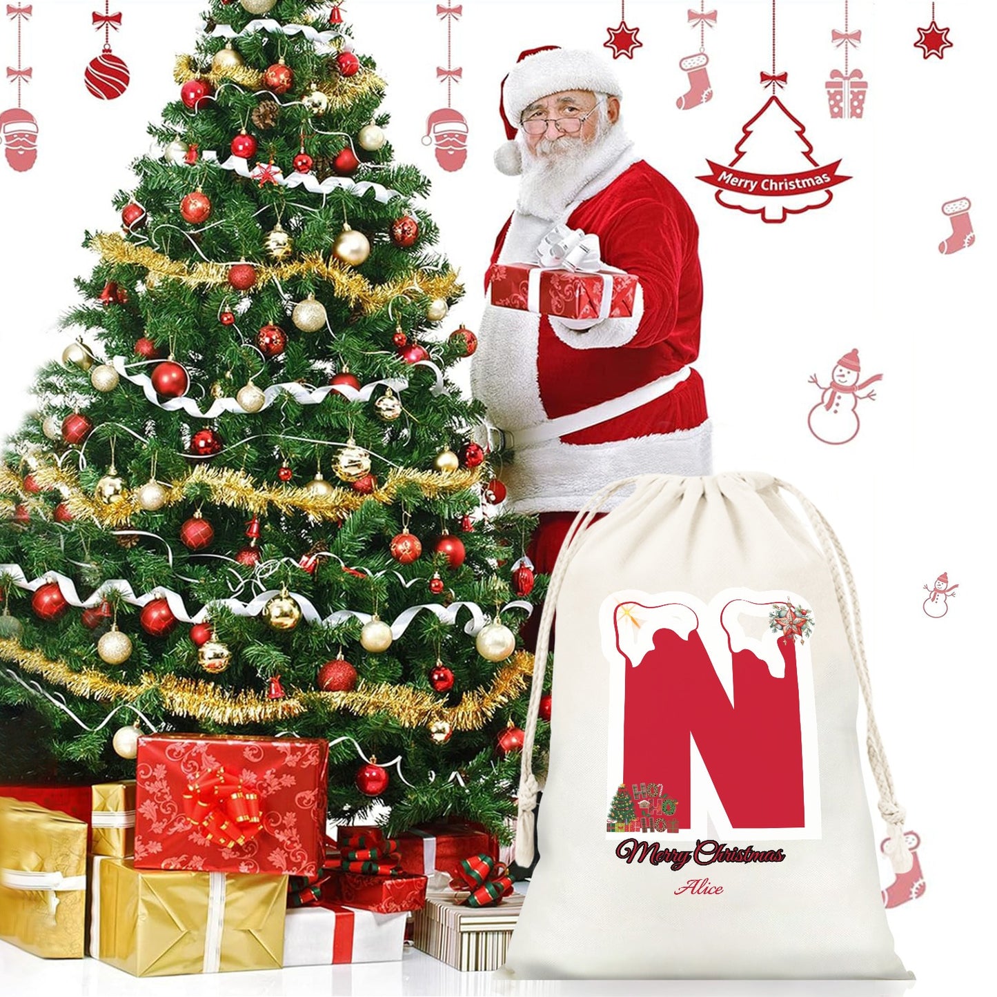 N1 Christmas Gift Bag 2024 Christmas Best Gift for Children