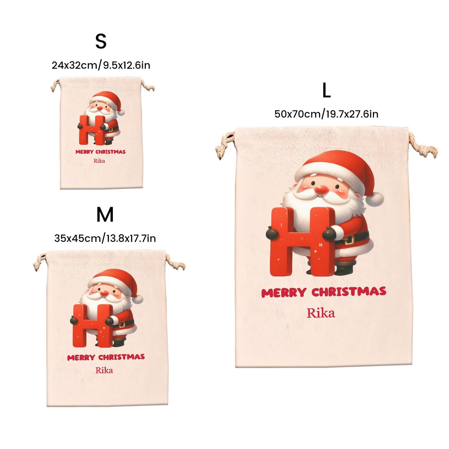 H Christmas Gift Bag 2024 Christmas Best Gift for Children