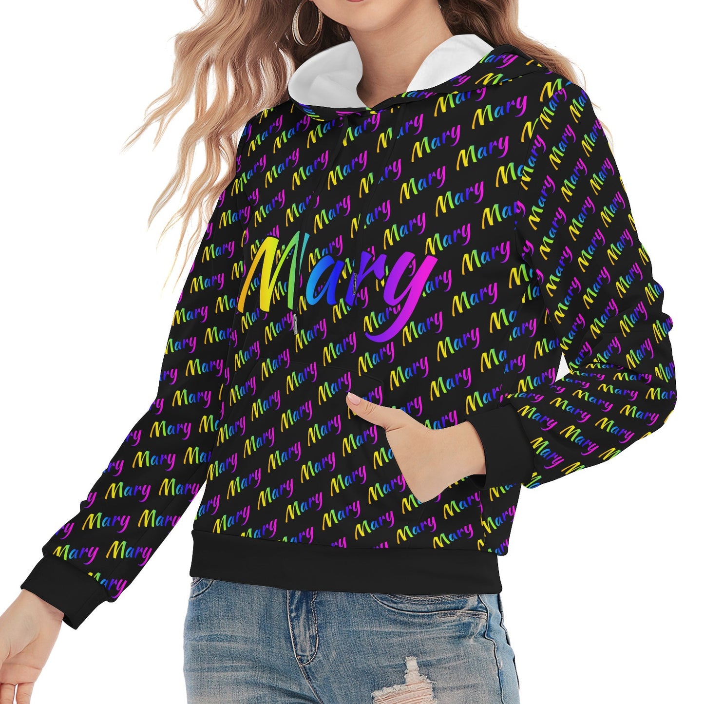 Black Unisex Heavy Blend Hoodie Custom Hoodie Design Your Own Personalized Hoodies for Women