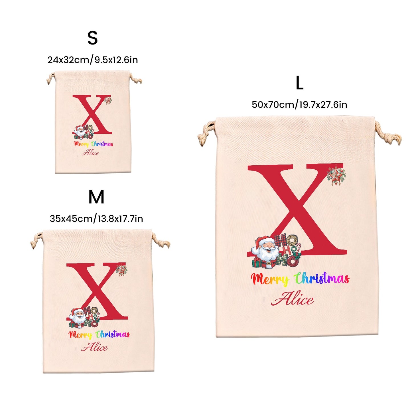 Christmas objects X Christmas Gift Bag 2024 Christmas Best Gift for Children