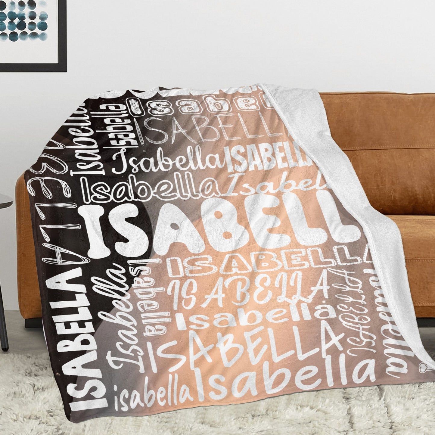 Star Flannel Blanket Name Blanket Personalized Blanket for Adult Kids Flannel Customize Throw Blanket Custom