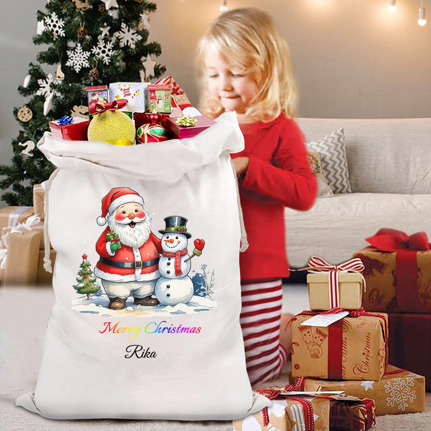 Artboard 1 Christmas Gift Bag 2024 Christmas Best Gift for Children