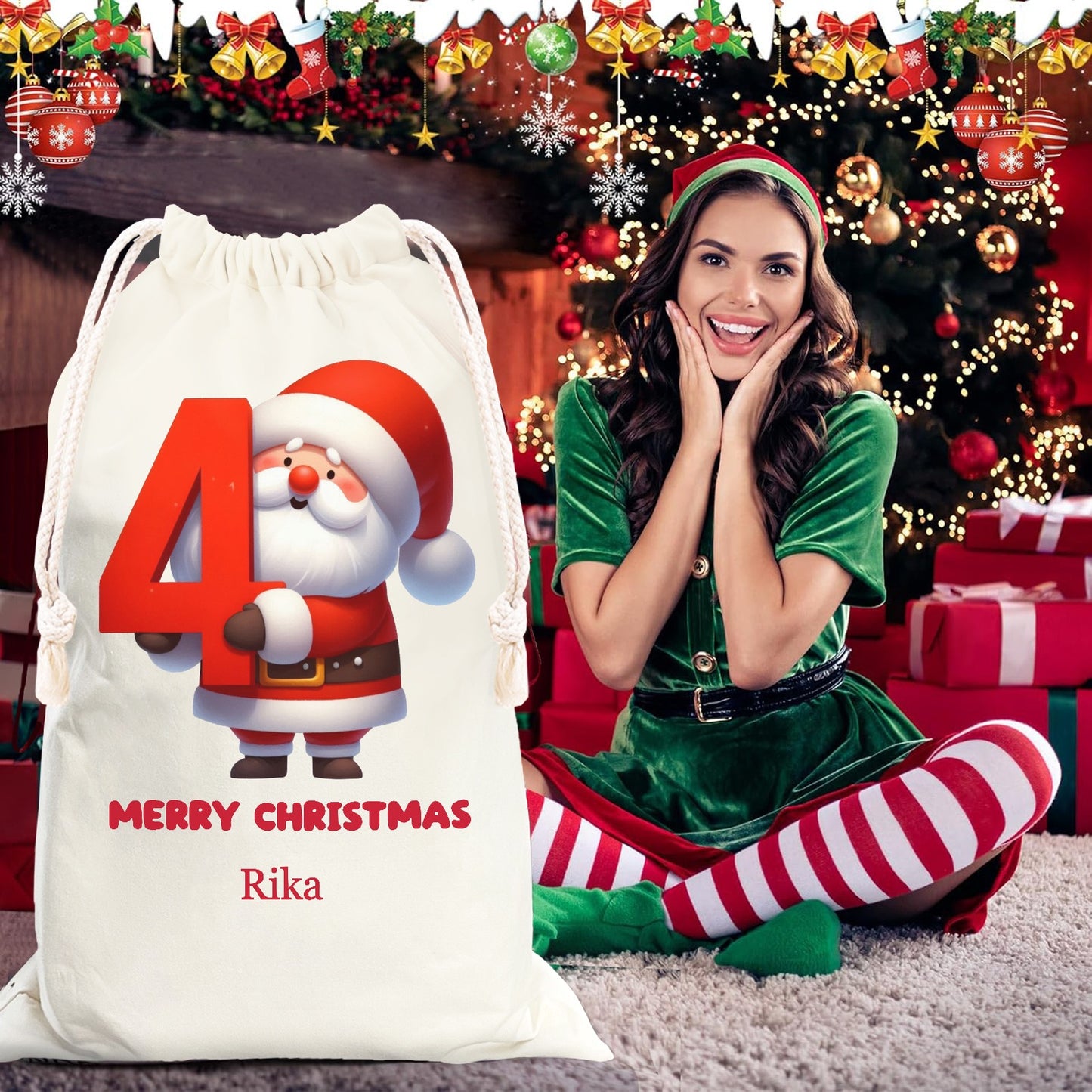 4 Christmas Gift Bag 2024 Christmas Best Gift for Children