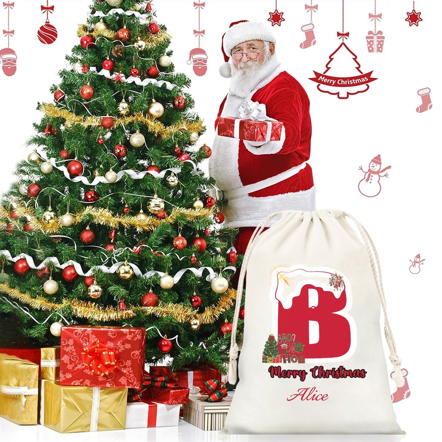 B1 Christmas Gift Bag 2024 Christmas Best Gift for Children