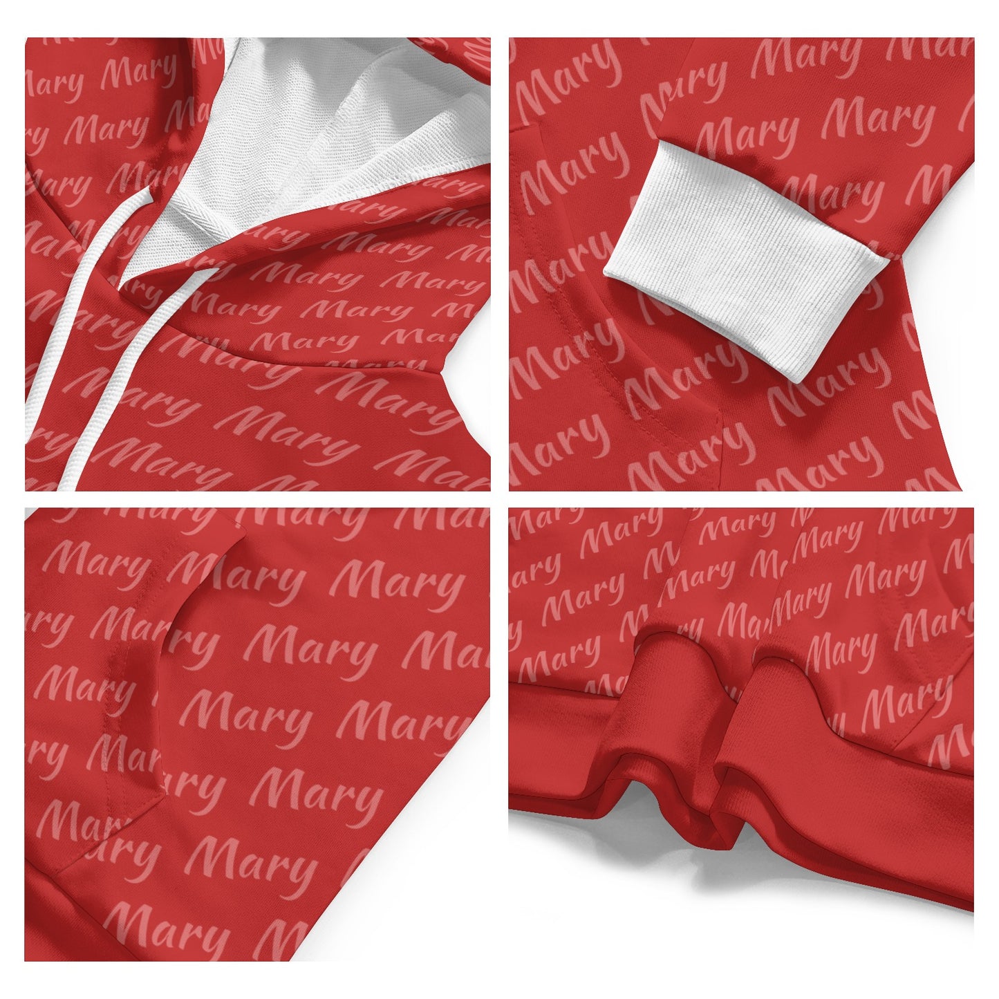 Red Unisex Heavy Blend Hoodie Custom Hoodie Design Your Own Personalized Hoodies for Women