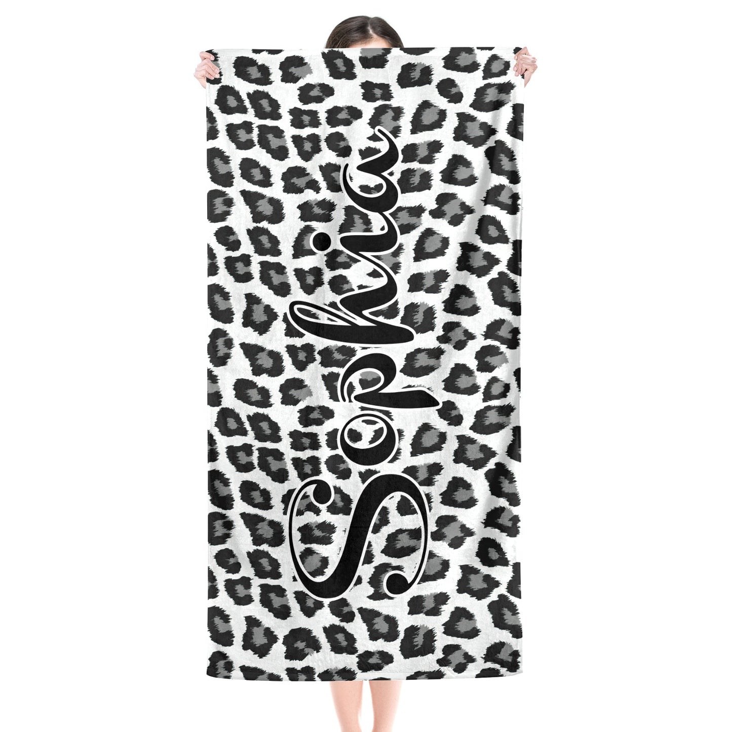 Leopard Print Grey