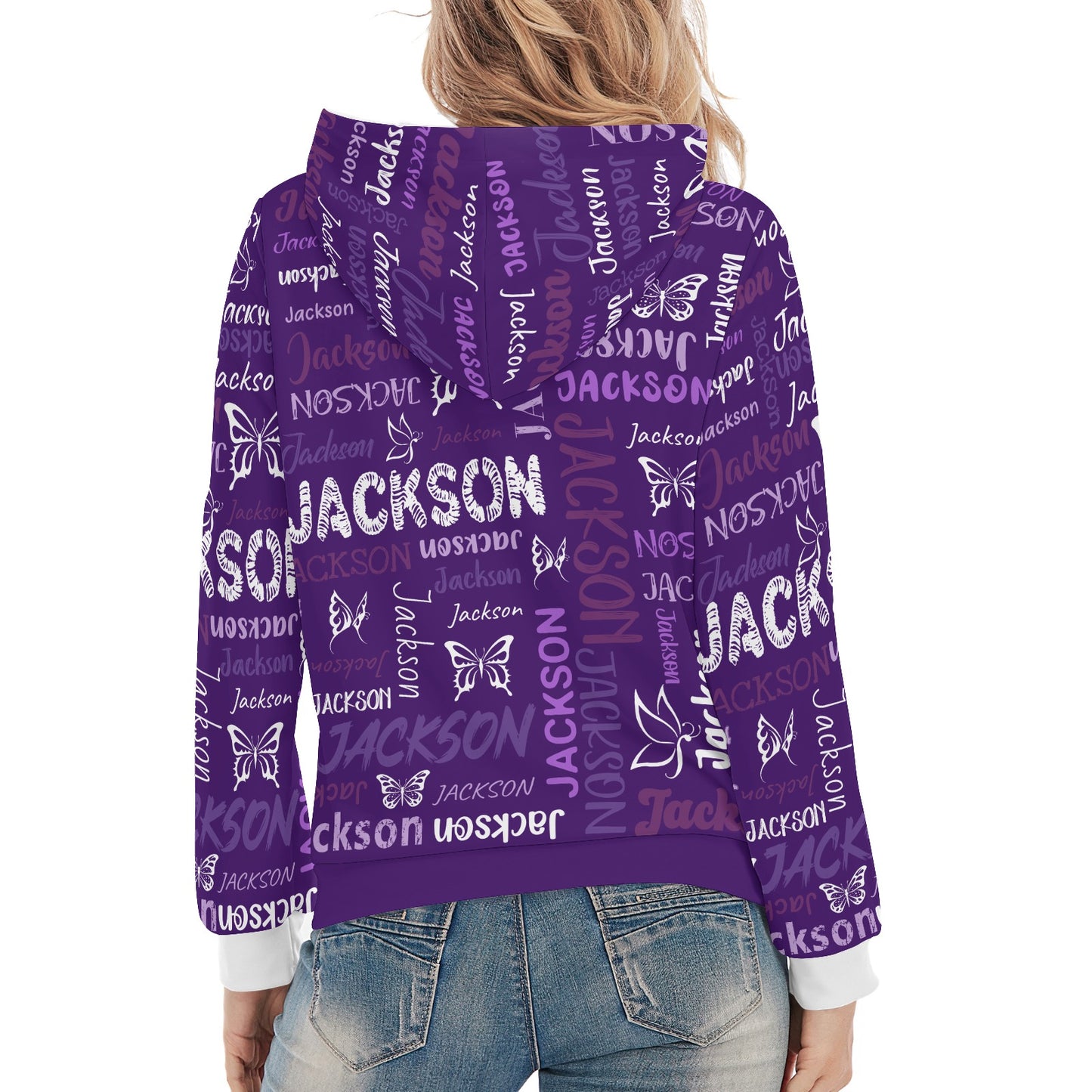 Purple Unisex Heavy Blend Hoodie Custom Hoodie Design Your Own Personalized Hoodies for Women