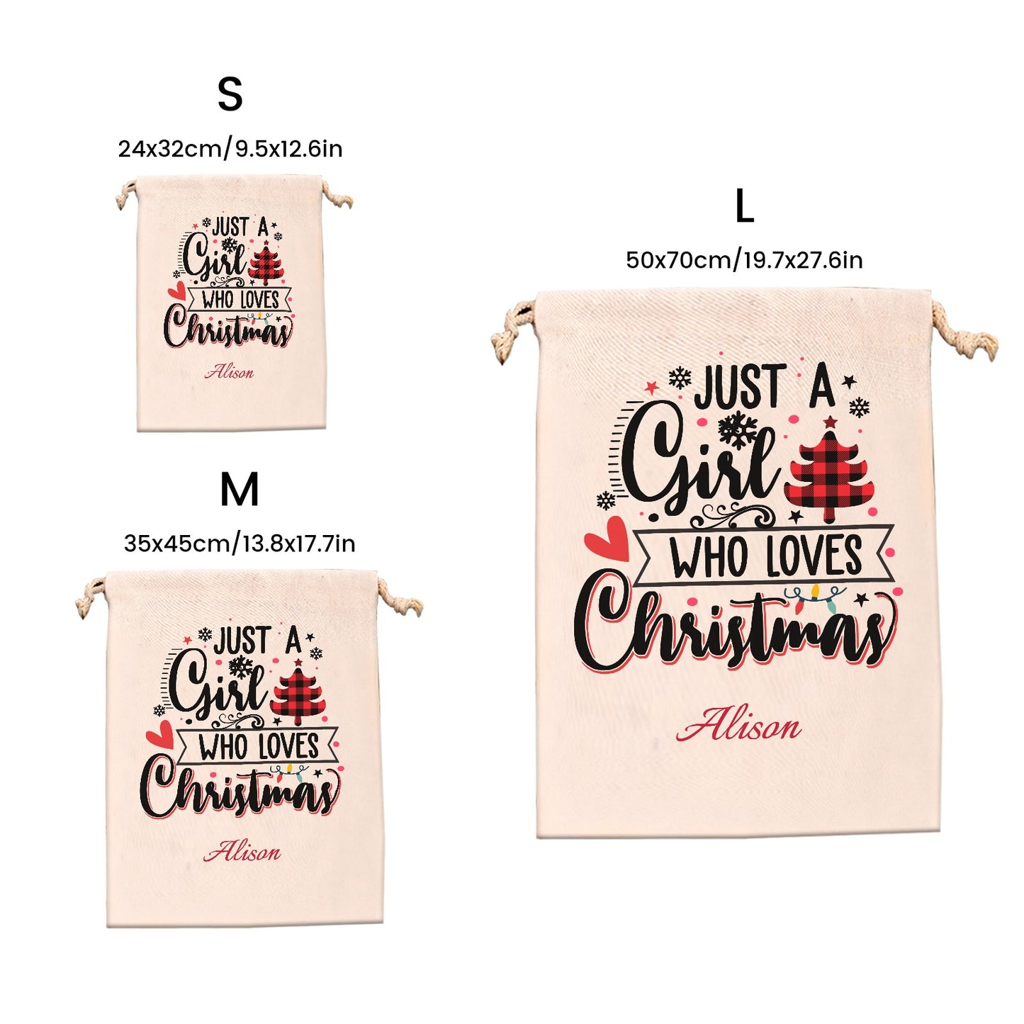 Just-a-girls-who-loves3 Christmas Gift Bag 2024 Christmas Best Gift for Children