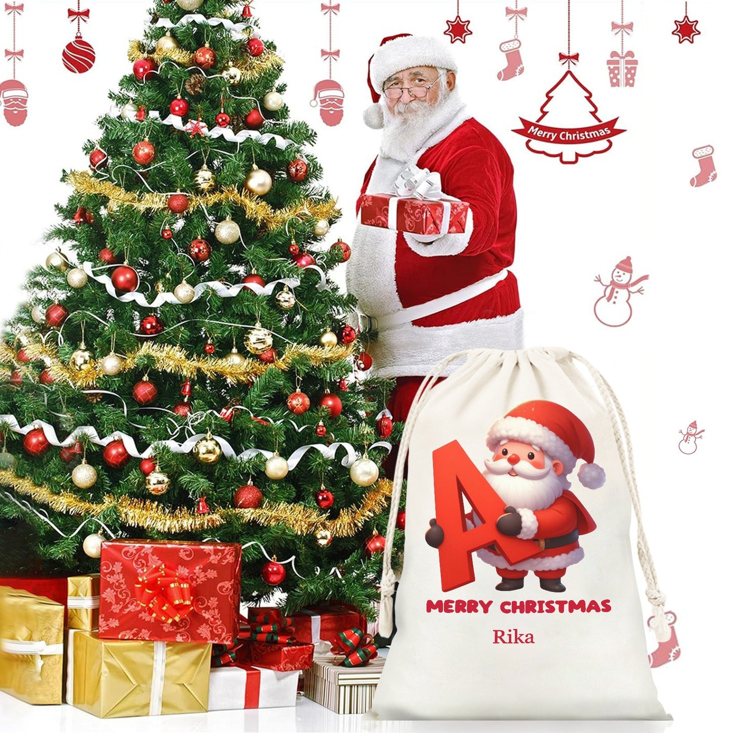 A Christmas Gift Bag 2024 Christmas Best Gift for Children