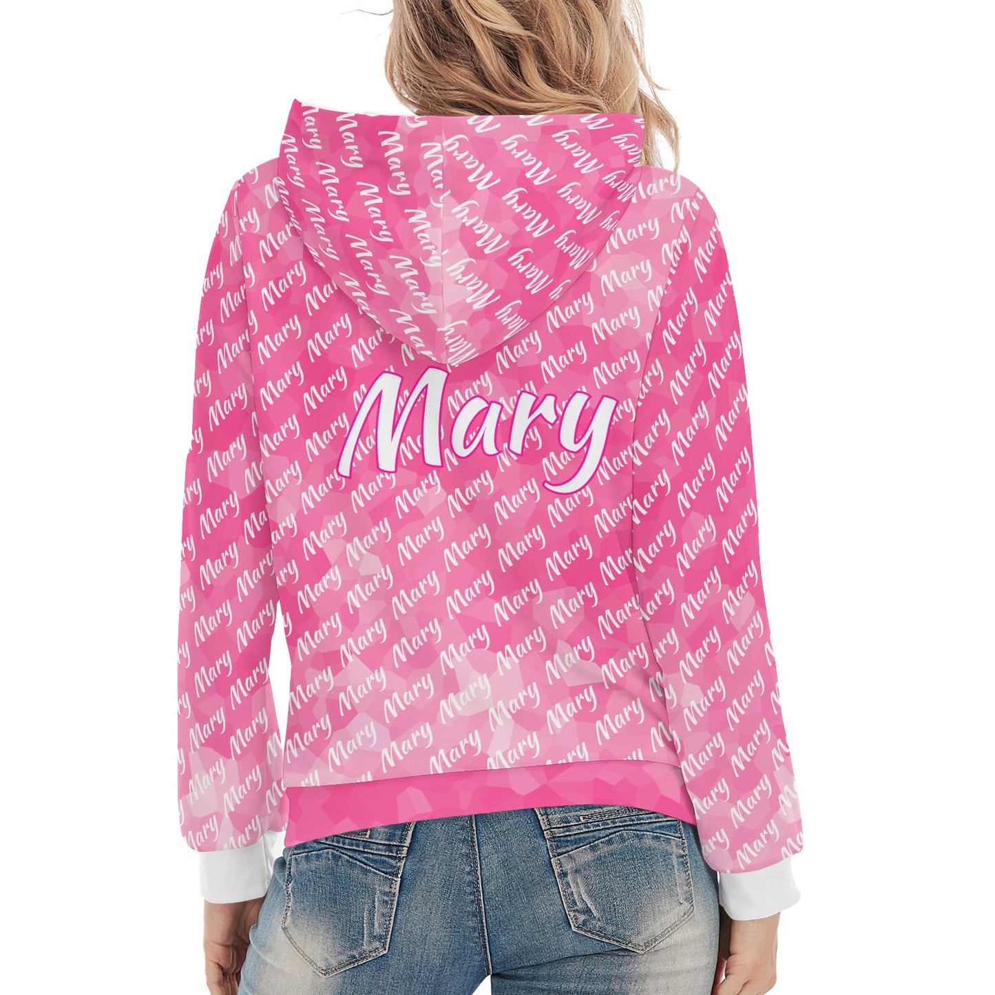 Pink Unisex Heavy Blend Hoodie Custom Hoodie Design Your Own Personalized Hoodies for Women