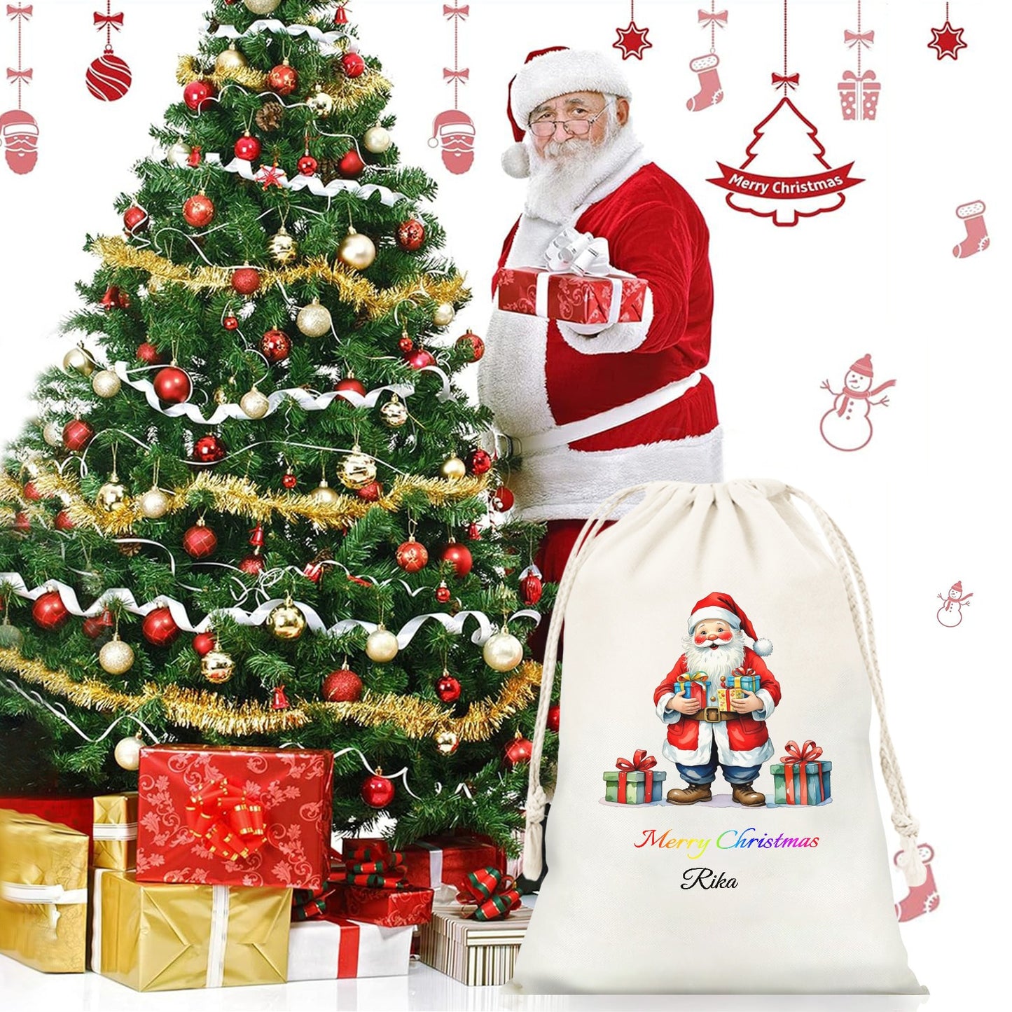 Artboard 2 Christmas Gift Bag 2024 Christmas Best Gift for Children