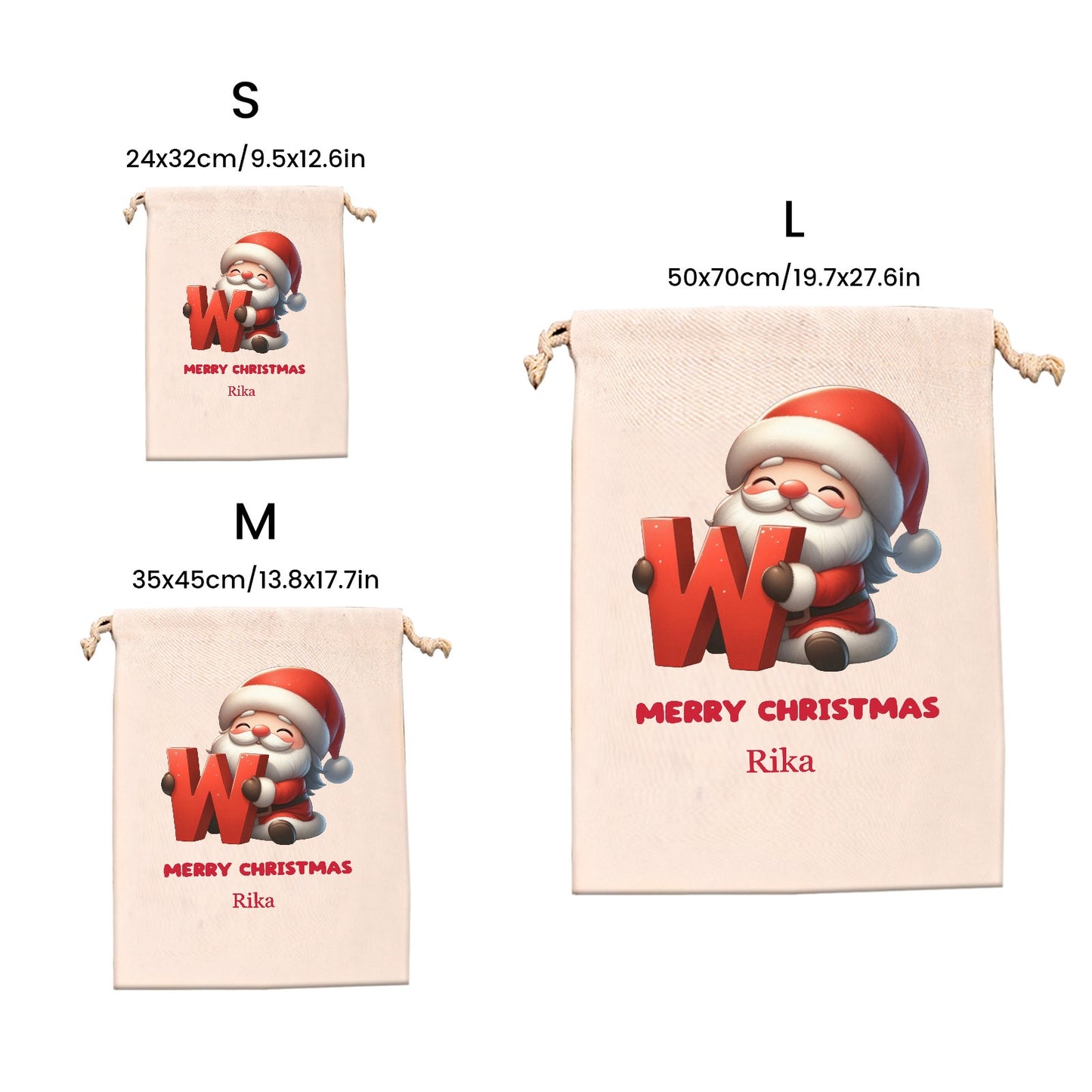 W Christmas Gift Bag 2024 Christmas Best Gift for Children