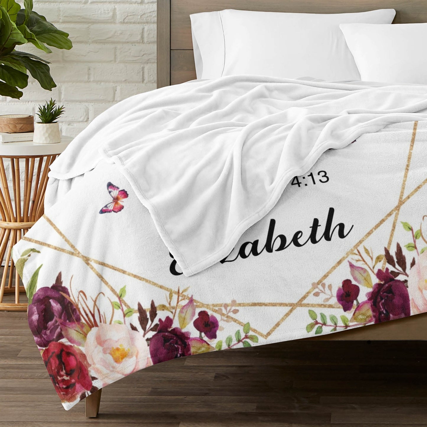 I Can Do Flannel Blanket Custom Name Blanket Gift for Men Women