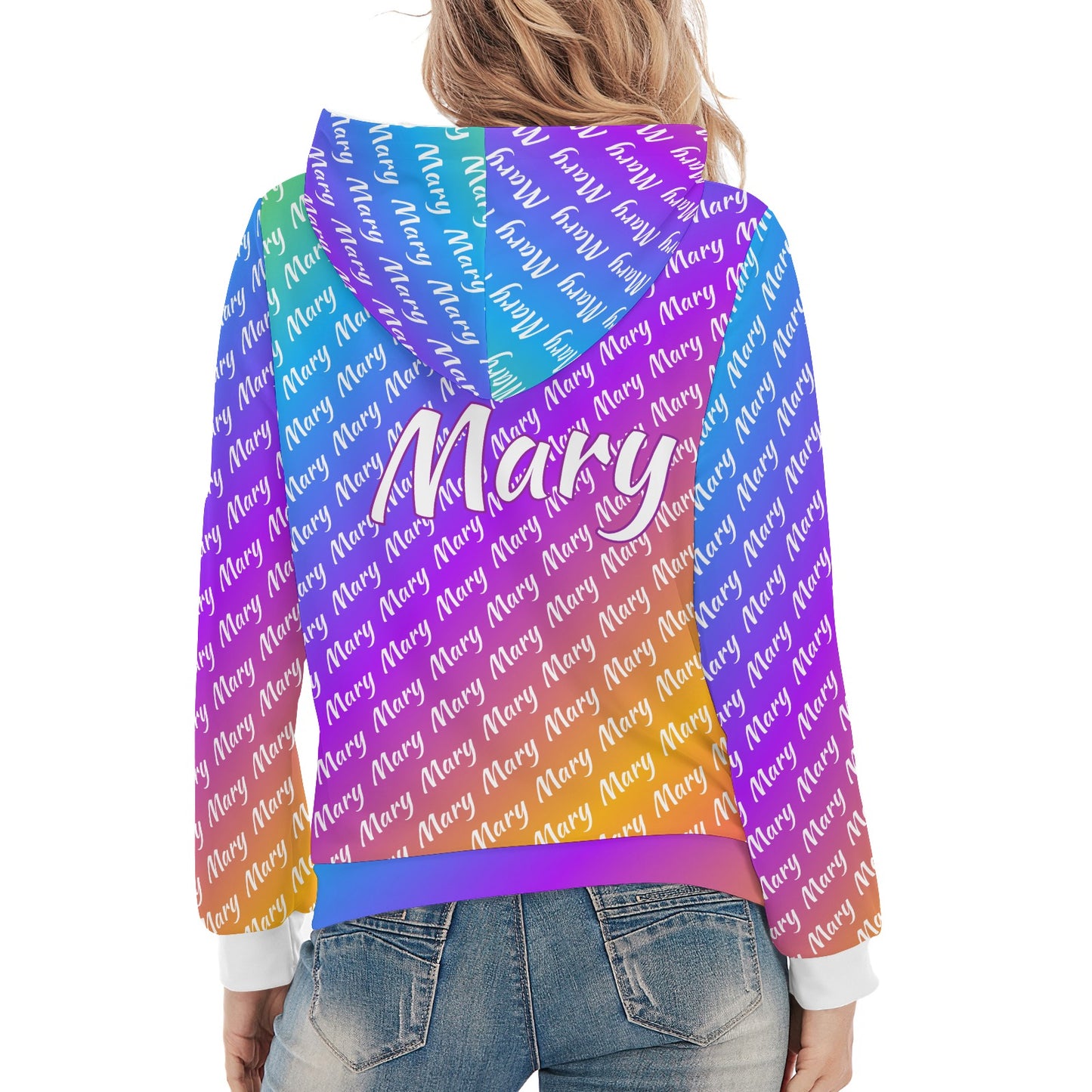 Rainbow Unisex Heavy Blend Hoodie Custom Hoodie Design Your Own Personalized Hoodies for Women
