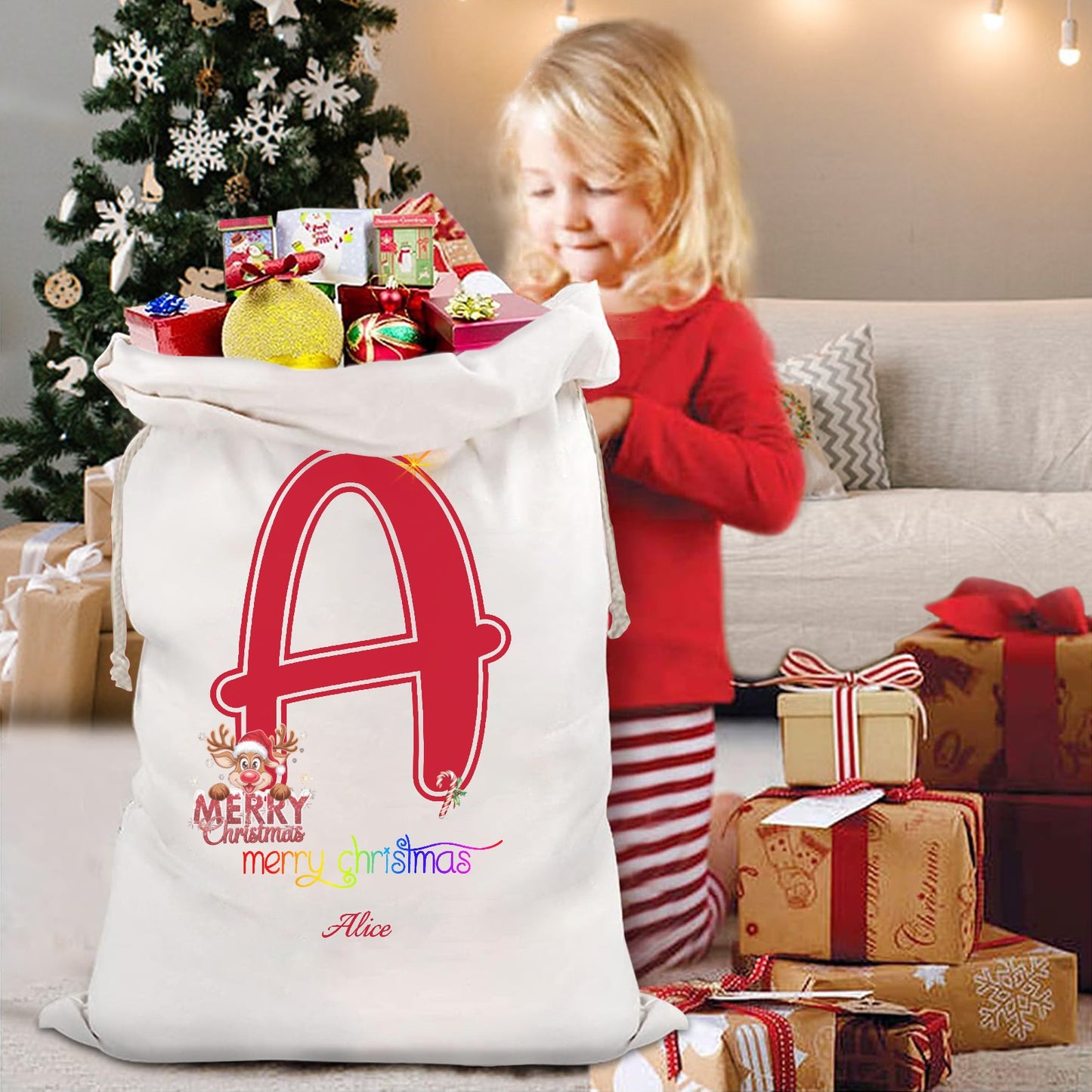 A2 Christmas Gift Bag 2024 Christmas Best Gift for Children