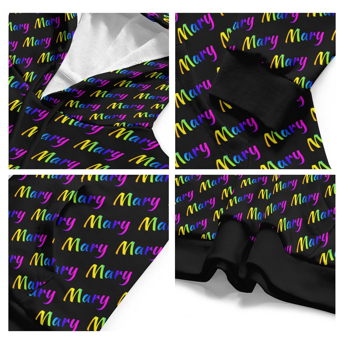 Black Unisex Heavy Blend Hoodie Custom Hoodie Design Your Own Personalized Hoodies for Women