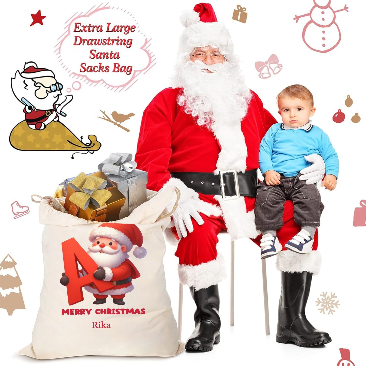 A Christmas Gift Bag 2024 Christmas Best Gift for Children