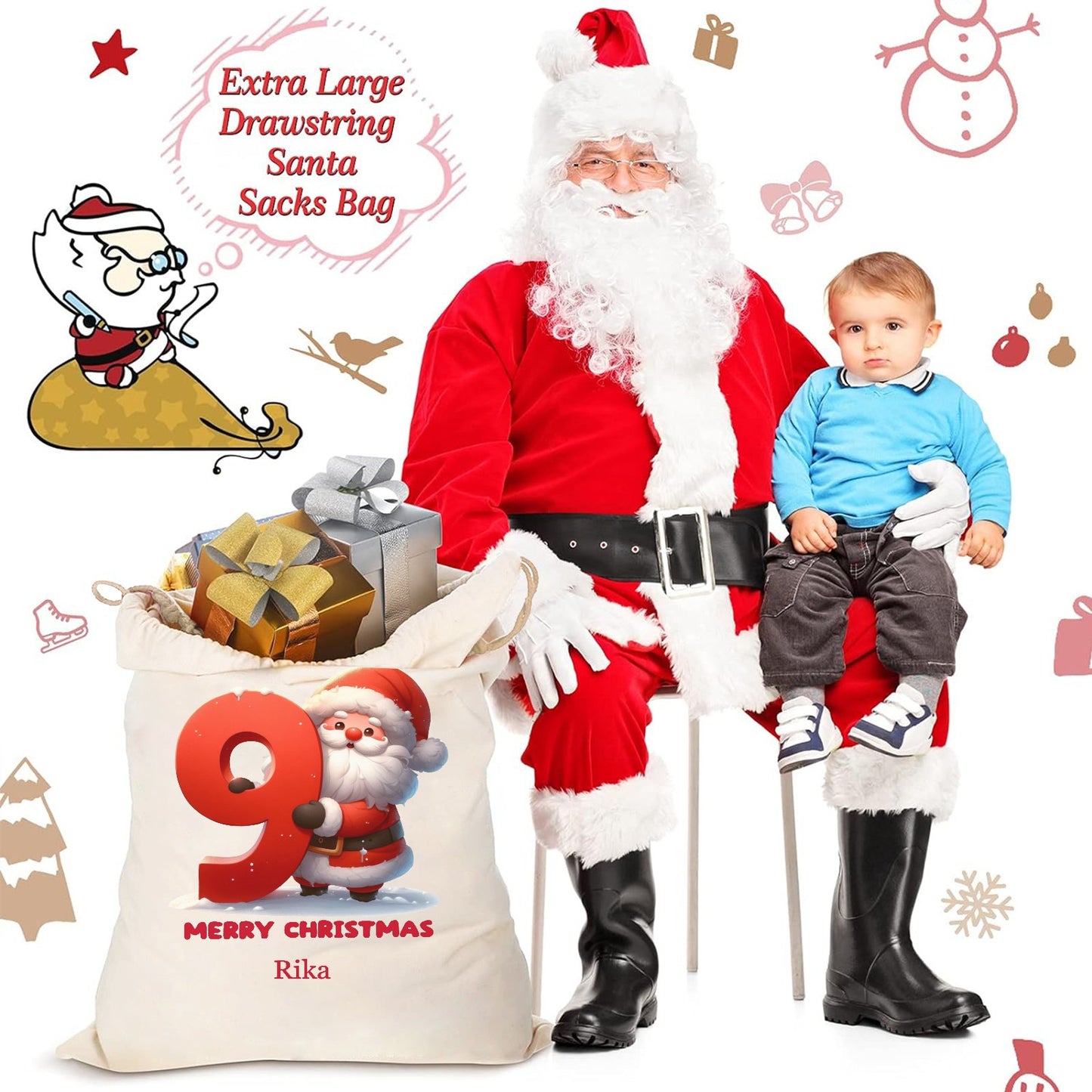 9 Christmas Gift Bag 2024 Christmas Best Gift for Children