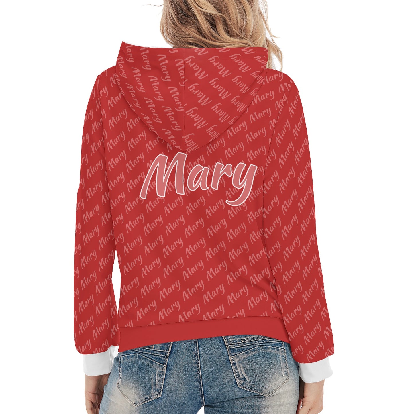 Red Unisex Heavy Blend Hoodie Custom Hoodie Design Your Own Personalized Hoodies for Women