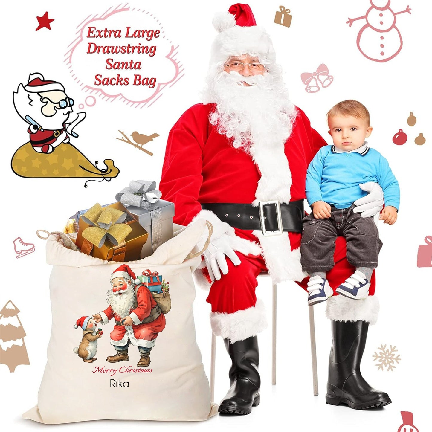 Artboard 9 Christmas Gift Bag 2024 Christmas Best Gift for Children