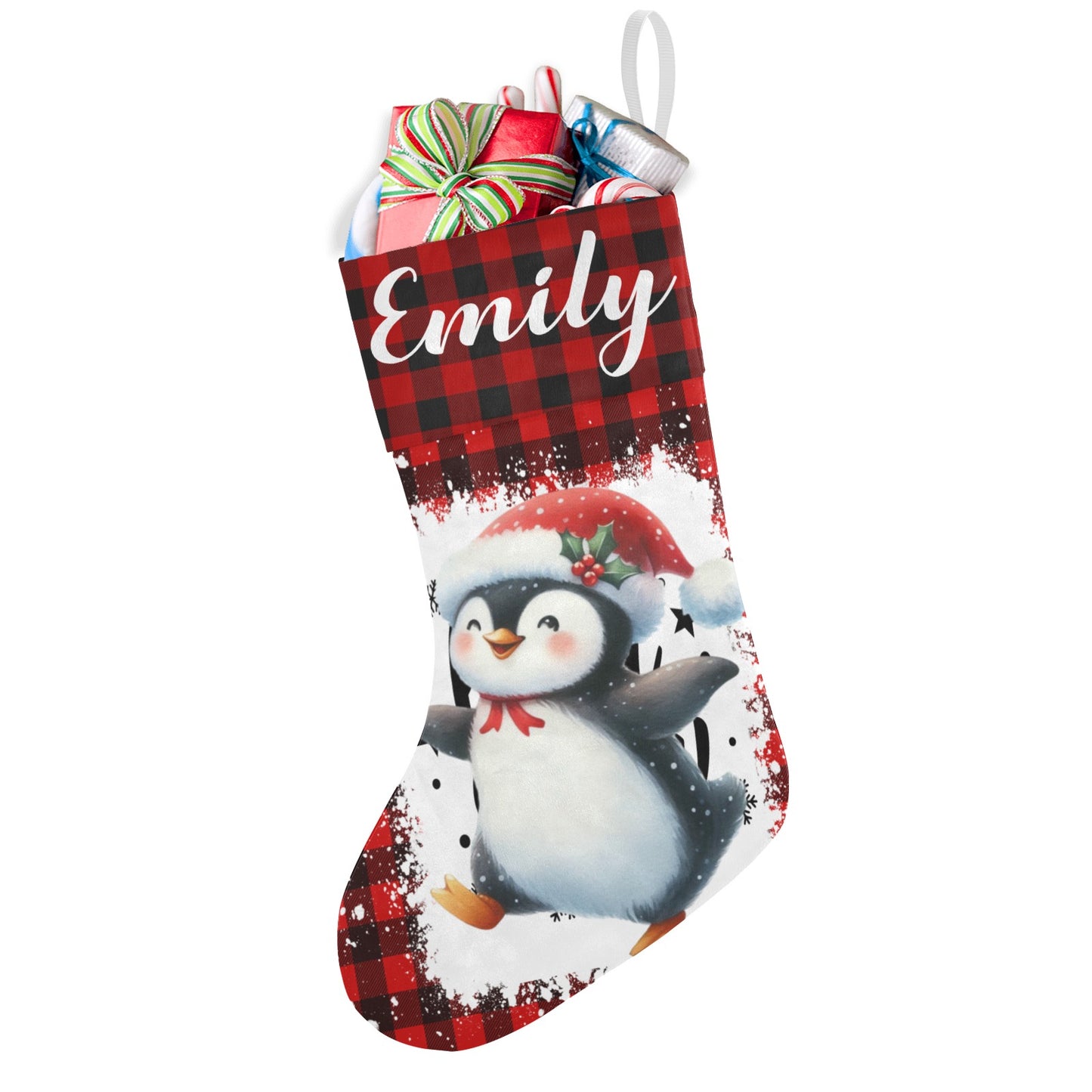 Buffalo Plaid Penguin