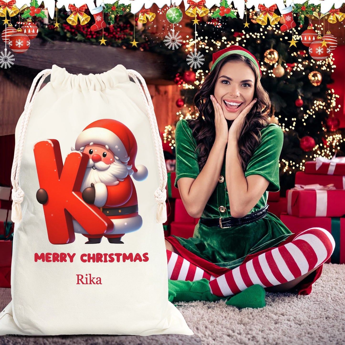 K Christmas Gift Bag 2024 Christmas Best Gift for Children