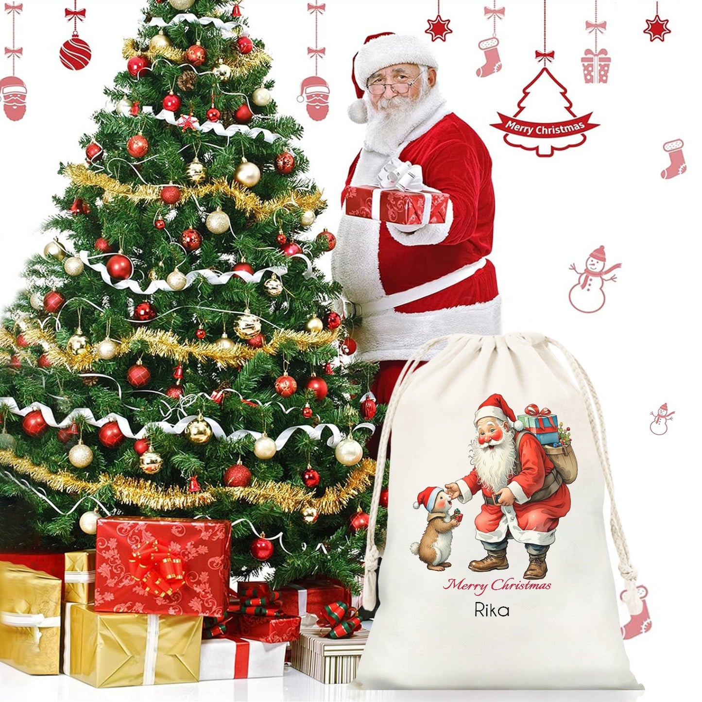 Artboard 9 Christmas Gift Bag 2024 Christmas Best Gift for Children