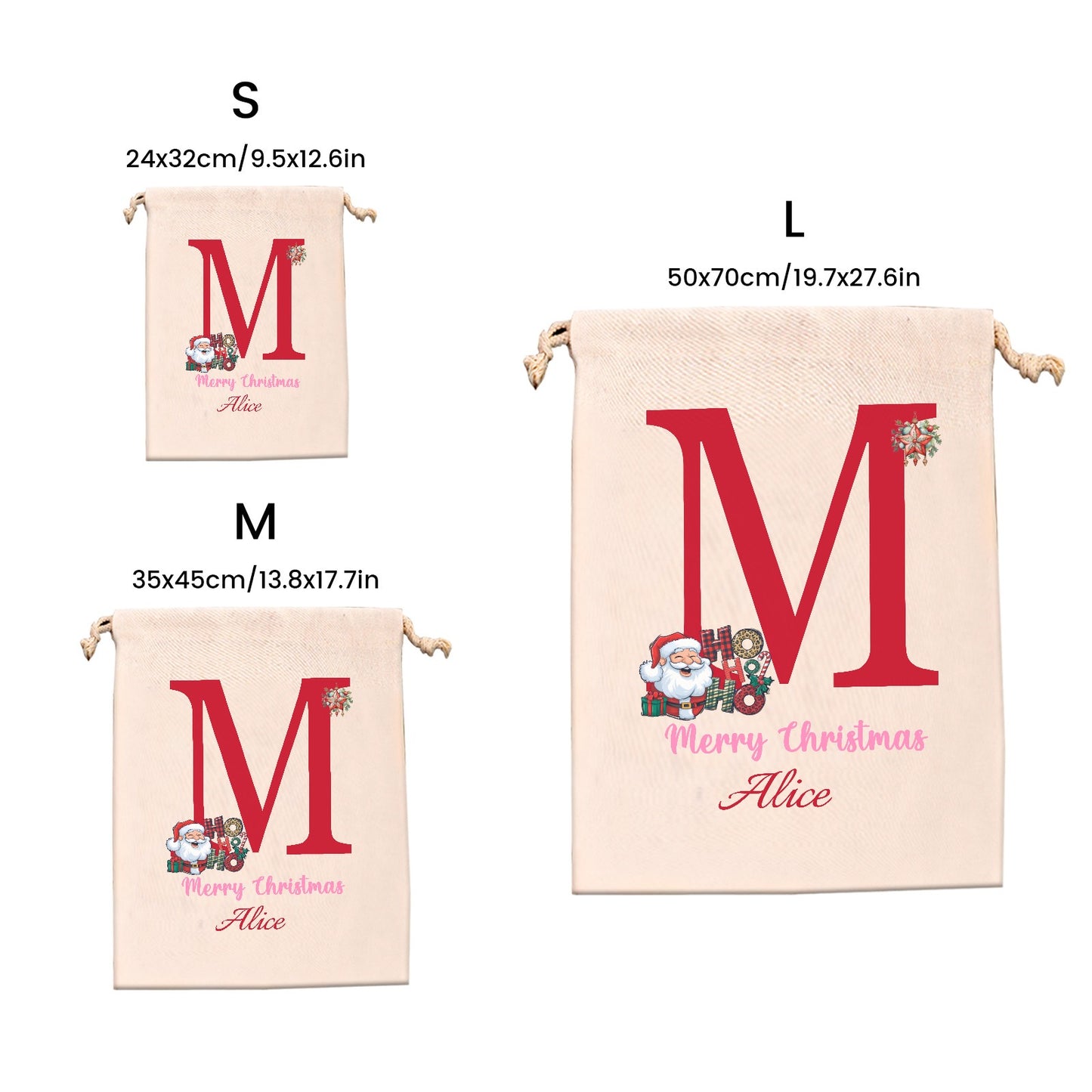 Christmas objects M Christmas Gift Bag 2024 Christmas Best Gift for Children
