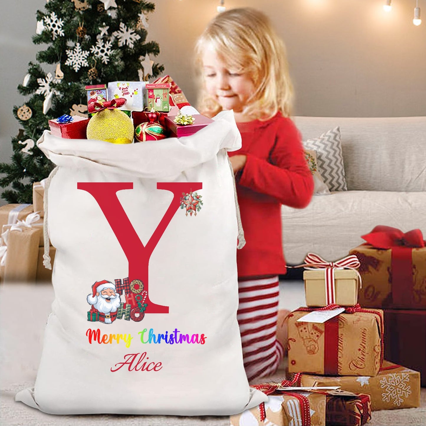 Christmas objects Y Christmas Gift Bag 2024 Christmas Best Gift for Children