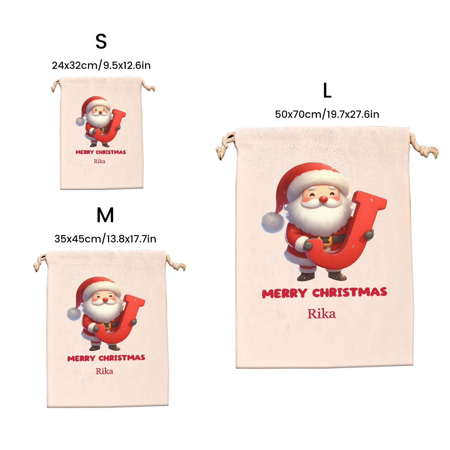 J Christmas Gift Bag 2024 Christmas Best Gift for Children