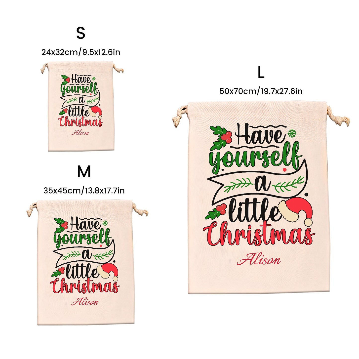 Have-yourself-a-merry-little Christmas Gift Bag 2024 Christmas Best Gift for Children