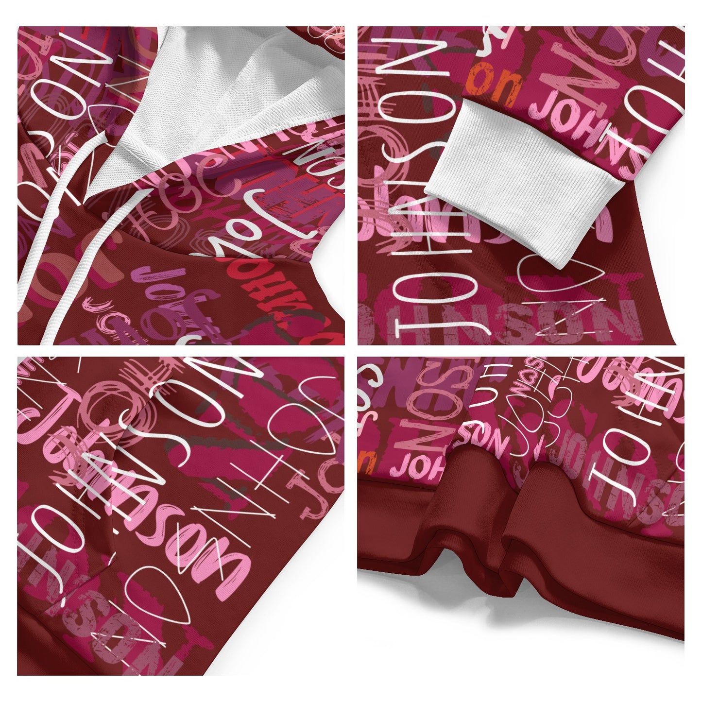 Red Unisex Heavy Blend Hoodie Custom Hoodie Design Your Own Personalized Hoodies for Women