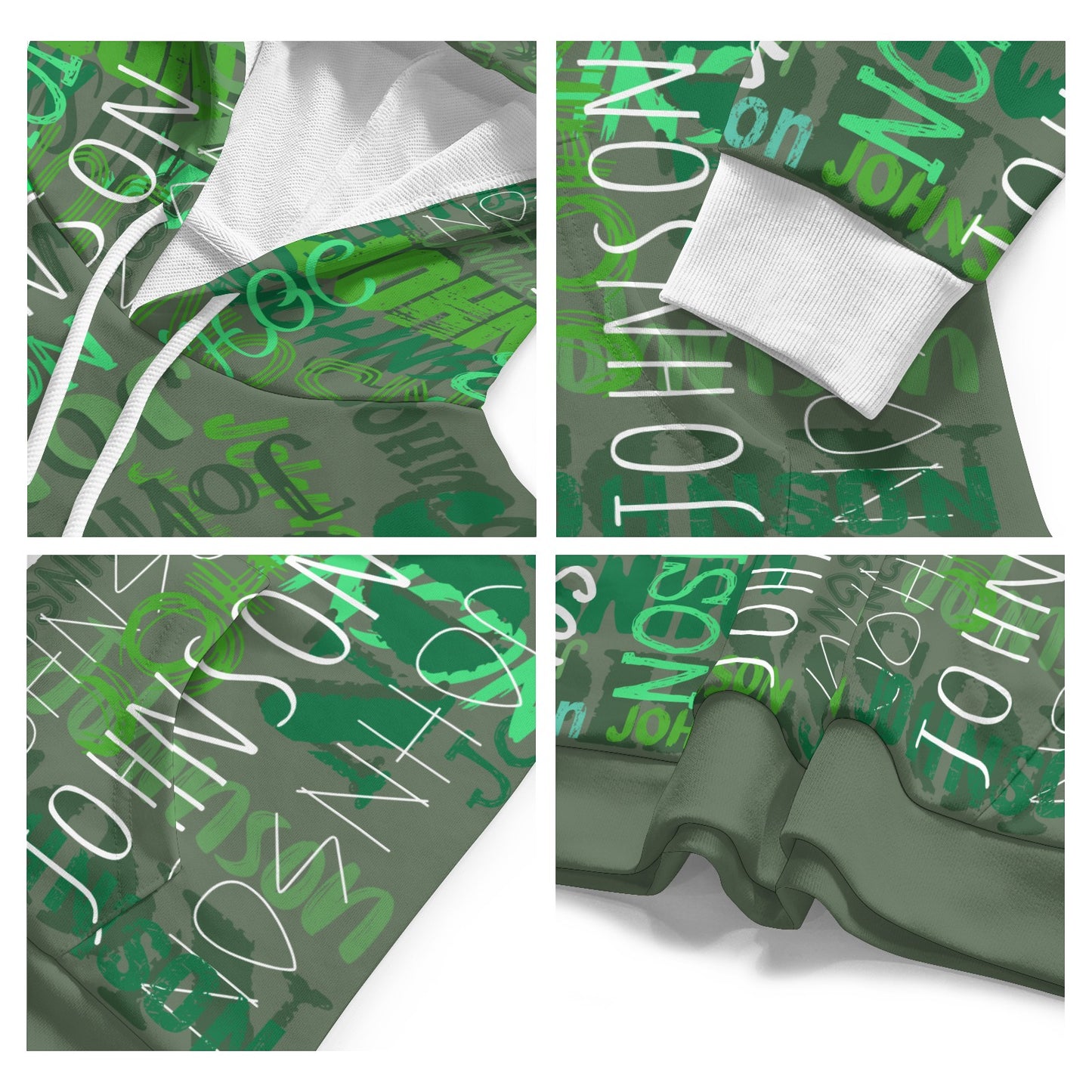 Green Unisex Heavy Blend Hoodie Custom Hoodie Design Your Own Personalized Hoodies for Women