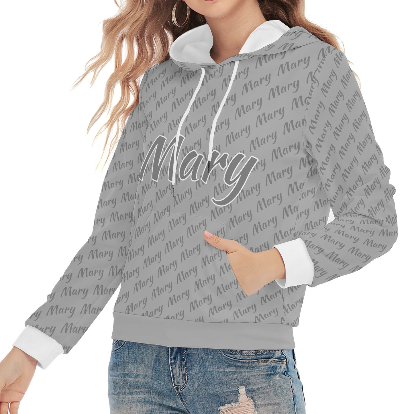 Grey Unisex Heavy Blend Hoodie Custom Hoodie Design Your Own Personalized Hoodies for Women