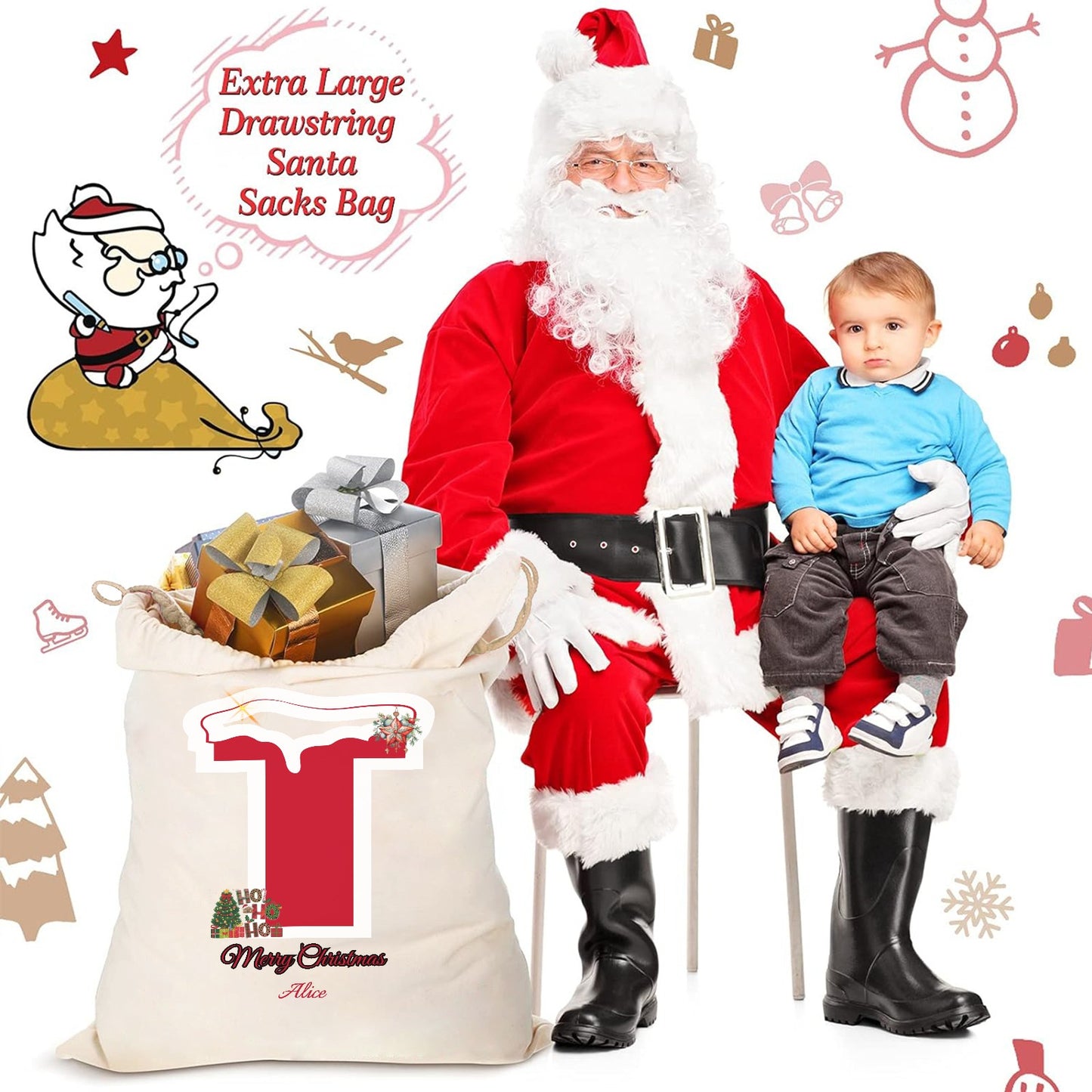 T1 Christmas Gift Bag 2024 Christmas Best Gift for Children