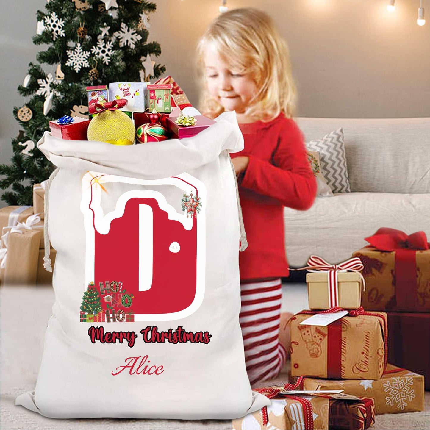 D1 Christmas Gift Bag 2024 Christmas Best Gift for Children