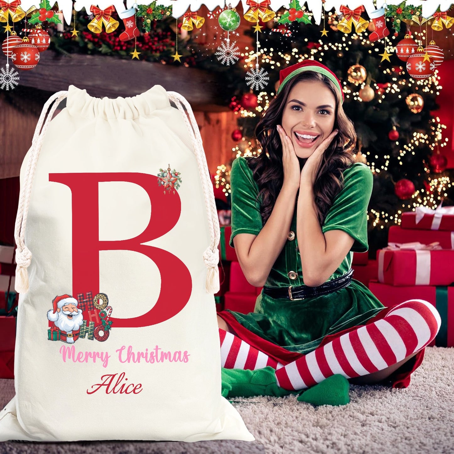 Christmas objects B Christmas Gift Bag 2024 Christmas Best Gift for Children