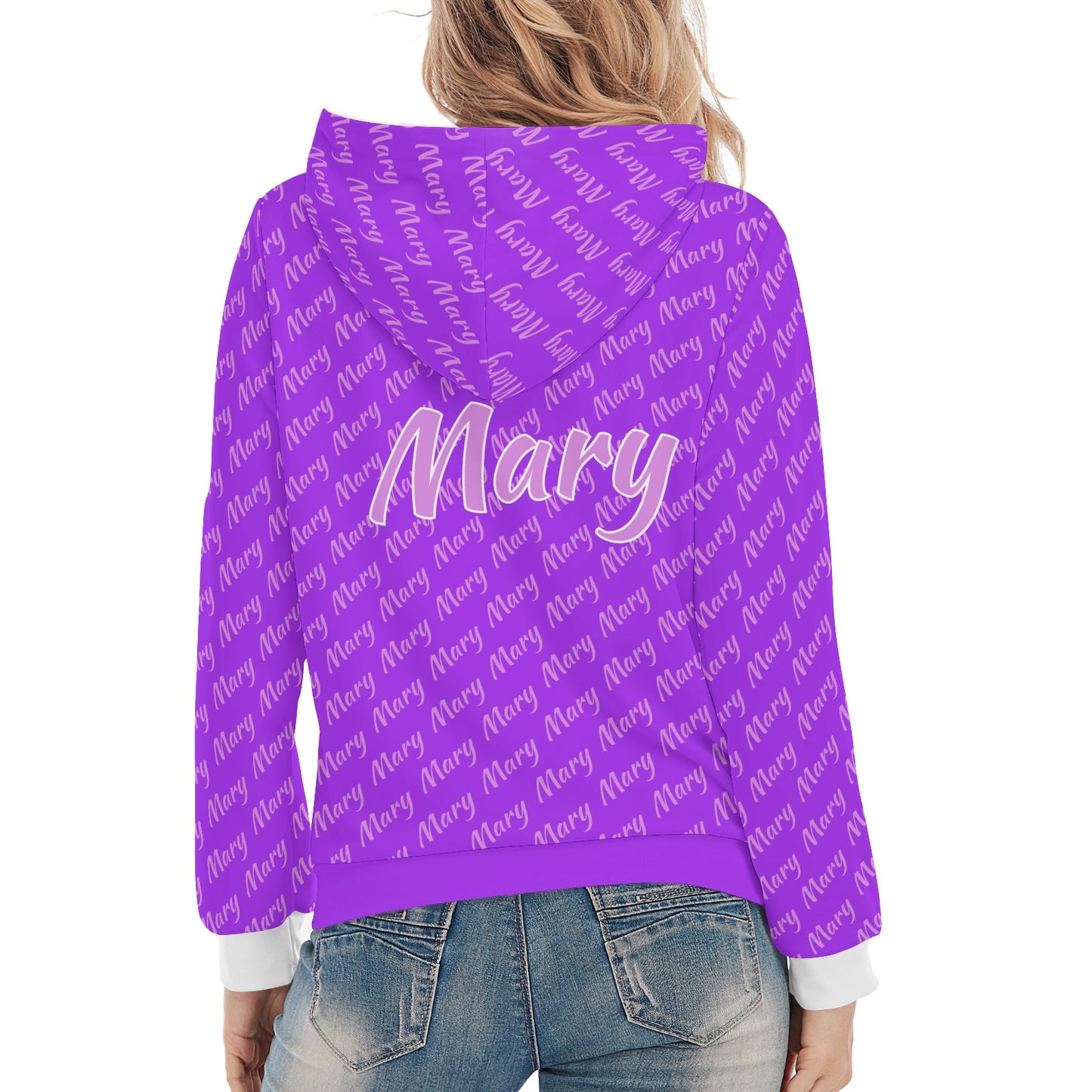 Purple Unisex Heavy Blend Hoodie Custom Hoodie Design Your Own Personalized Hoodies for Women