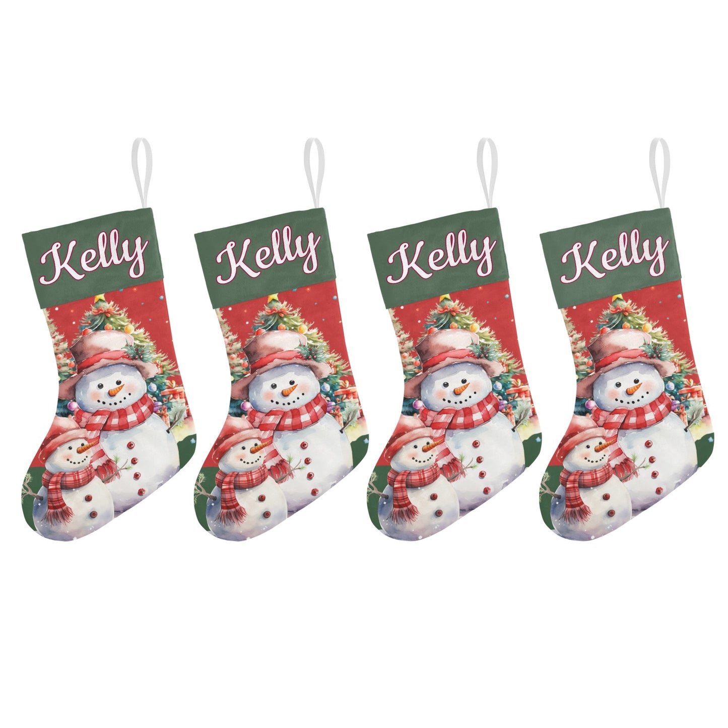 Ball Christmas Stocking Custom Name Santa Socks Gift