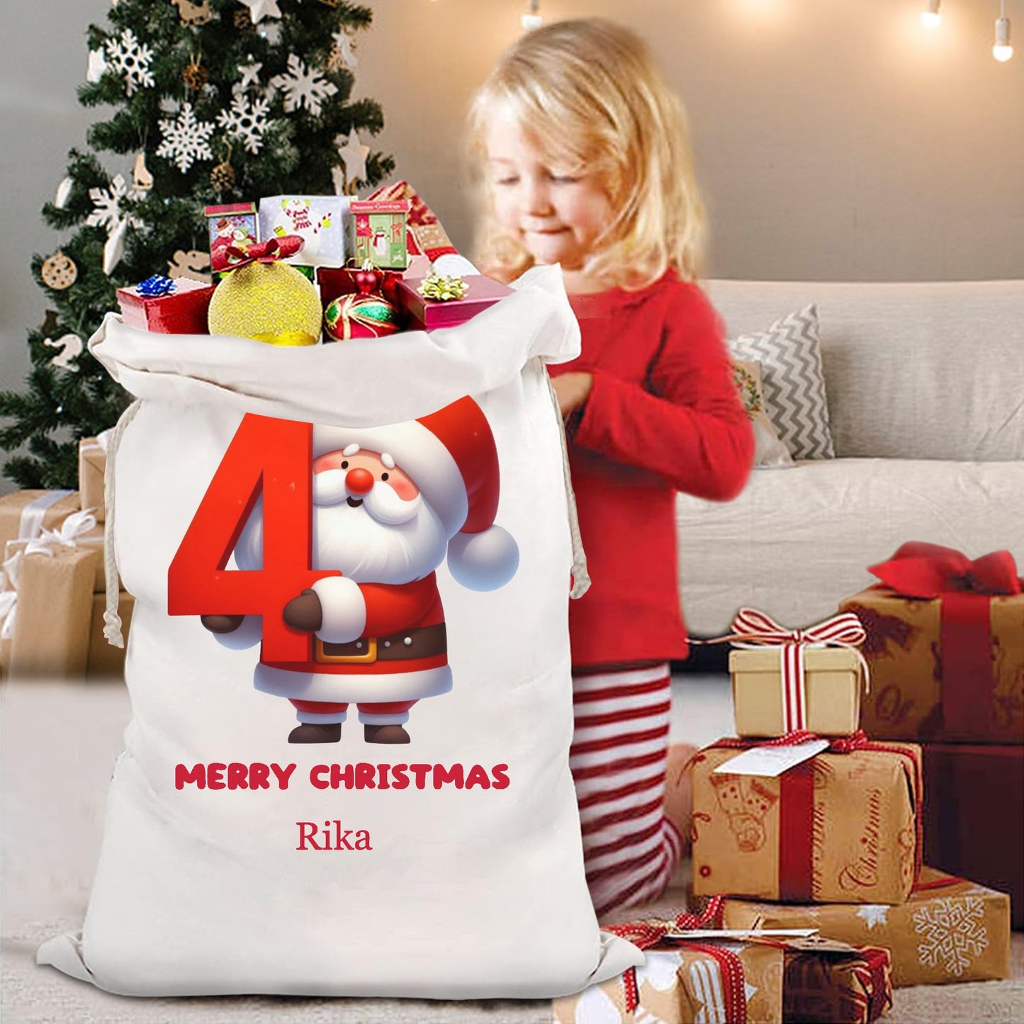 4 Christmas Gift Bag 2024 Christmas Best Gift for Children