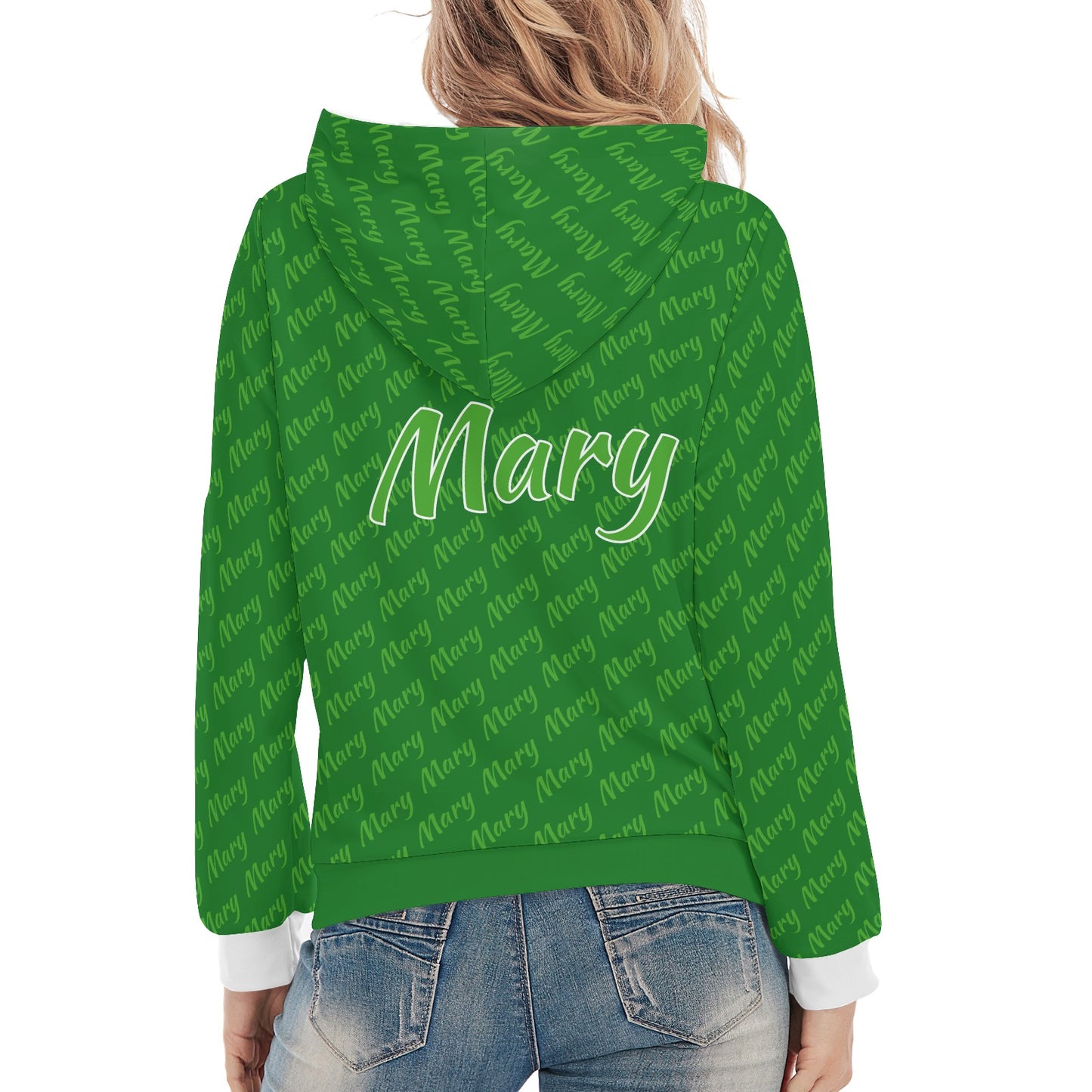 Green Unisex Heavy Blend Hoodie Custom Hoodie Design Your Own Personalized Hoodies for Women
