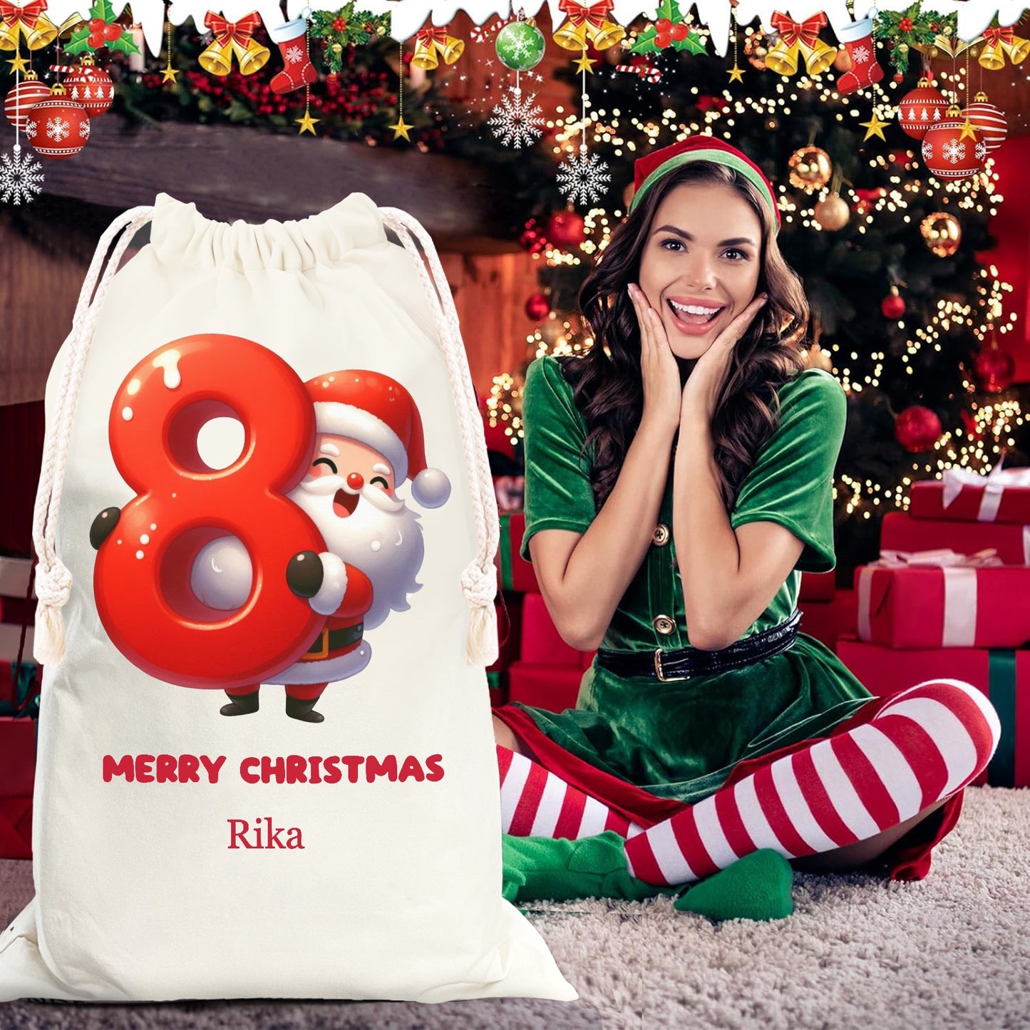 8 Christmas Gift Bag 2024 Christmas Best Gift for Children