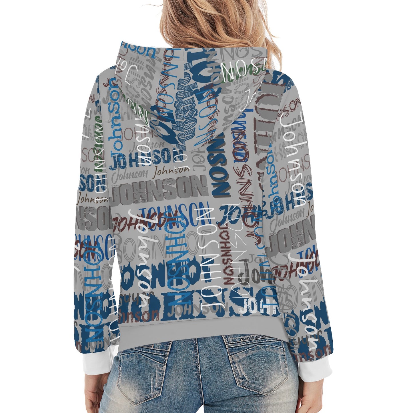 Grey Unisex Heavy Blend Hoodie Custom Hoodie Design Your Own Personalized Hoodies for Women