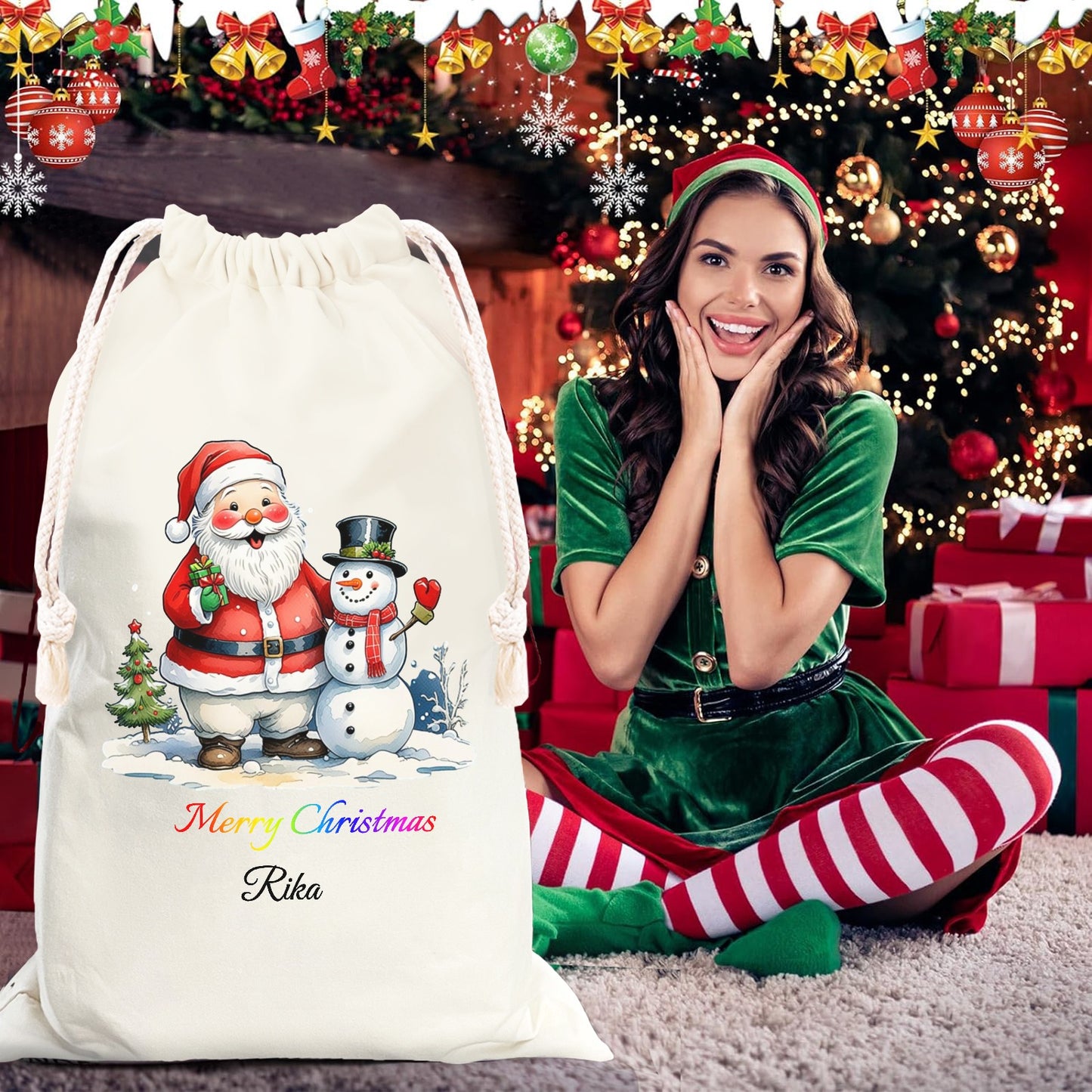 Artboard 1 Christmas Gift Bag 2024 Christmas Best Gift for Children